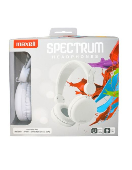 CUFFIE CON MICROFONO SPECTRUM WHITE