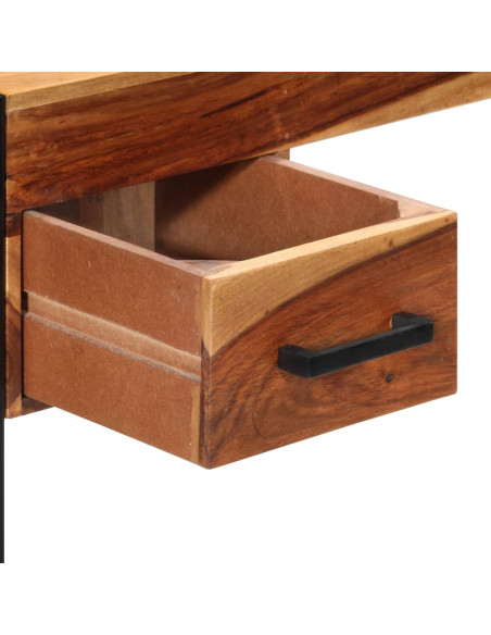 Scrivania con 2 Cassetti 110x50x77cm Legno Massello di Sheesham