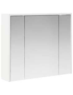 Mobiletto per specchio da bagno Bianco 73,5 x 16 x 62,5 cm 2