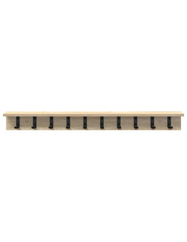 Appendiabiti a muro Rovere Sonoma 100 x 10,5 x 10,5 cm