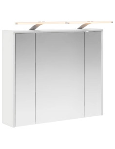 Mobiletto per specchio da bagno Bianco 73,5 x 16 x 62,5 cm 2