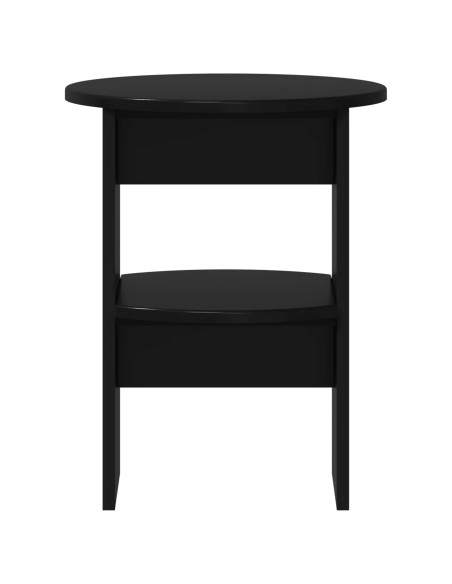 Mobile laterale Nero Ø40 x 50 cm Legno ingegnerizzato