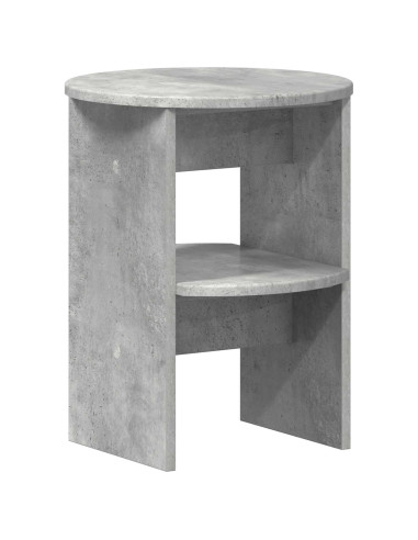 Mobile laterale 2 pcs Grigio Cemento Ø40 x 50 cm