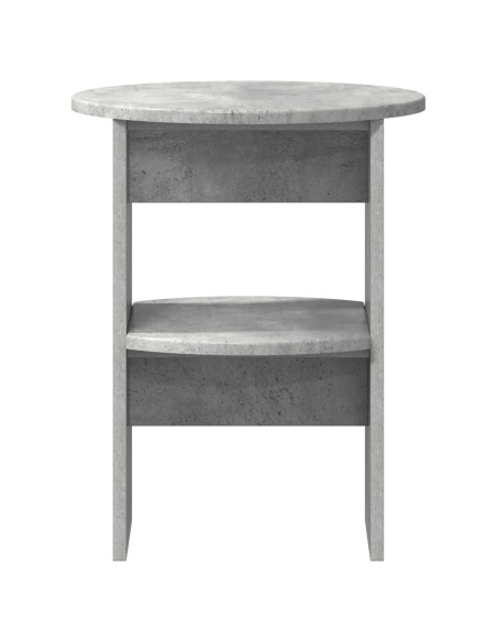 Mobile laterale 2 pcs Grigio Cemento Ø40 x 50 cm