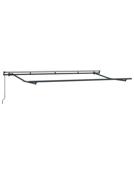 Tenda Retrattile Marrone 400 x 200 cm Tessuto