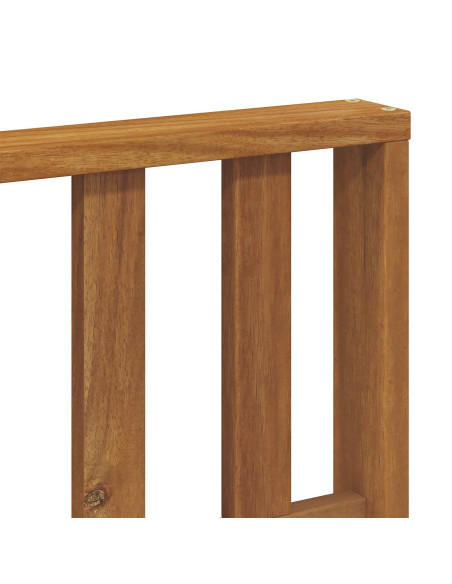 Set divani 4 pcs Naturale e Beige Legno di Acacia Massello