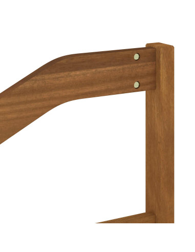 Set divani 4 pcs Naturale e Crema Legno di Acacia Massello