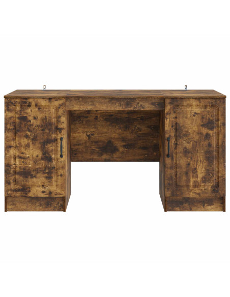 Scrivania Rovere Fumo 142,5 x 50 x 75 cm Legno ingegnerizzato
