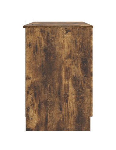 Scrivania Rovere Fumo 142,5 x 50 x 75 cm Legno ingegnerizzato
