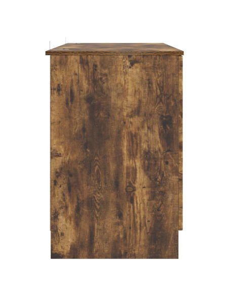 Scrivania Rovere Fumo 142,5 x 50 x 75 cm Legno ingegnerizzato
