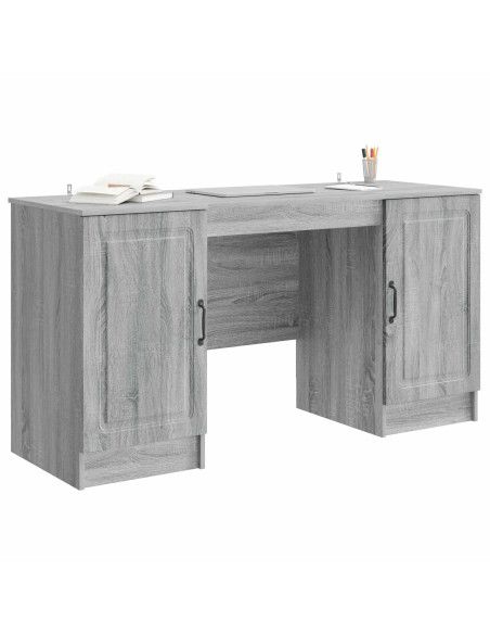 Scrivania Grigio Sonoma 142,5 x 50 x 75 cm Legno ingegnerizzato