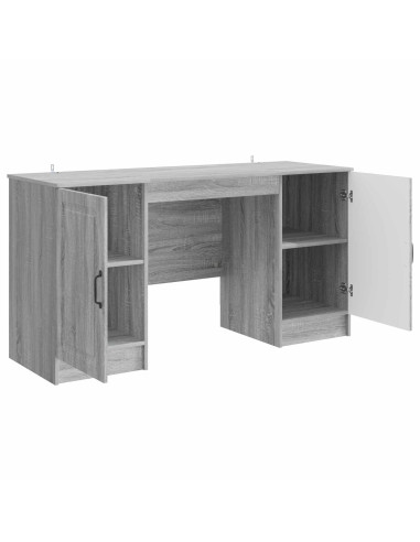 Scrivania Grigio Sonoma 142,5 x 50 x 75 cm Legno ingegnerizzato