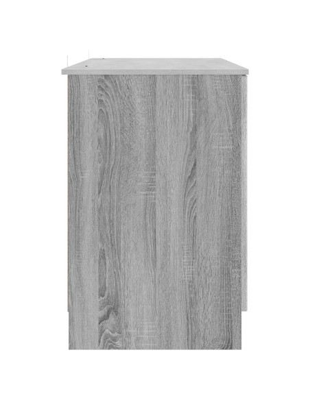 Scrivania Grigio Sonoma 142,5 x 50 x 75 cm Legno ingegnerizzato