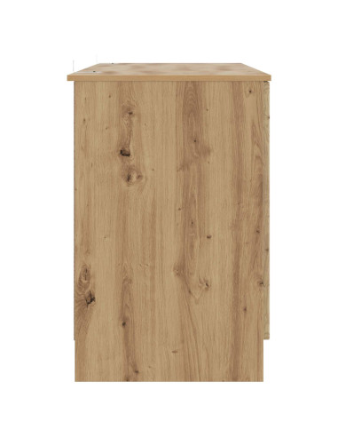 Scrivania con lo scaffale Rovere Artigianale 142,5 x 50 x 75 cm