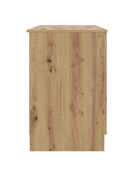 Scrivania con lo scaffale Rovere Artigianale 142,5 x 50 x 75 cm