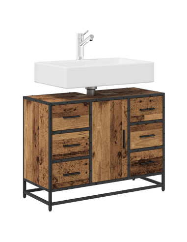Mobile da Bagno Legno vecchio 80 x 33 x 60 cm Legno multistrato