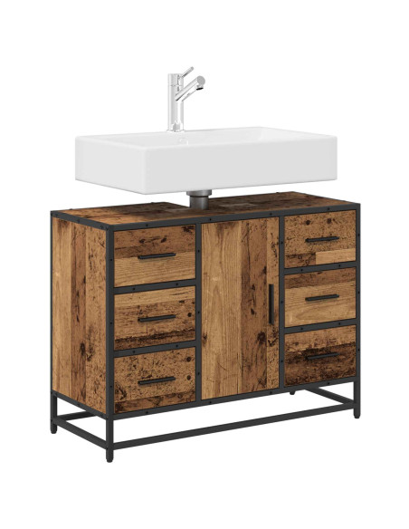 Mobile da Bagno Legno vecchio 80 x 33 x 60 cm Legno multistrato