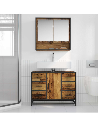 Mobile da Bagno Legno vecchio 80 x 33 x 60 cm Legno multistrato