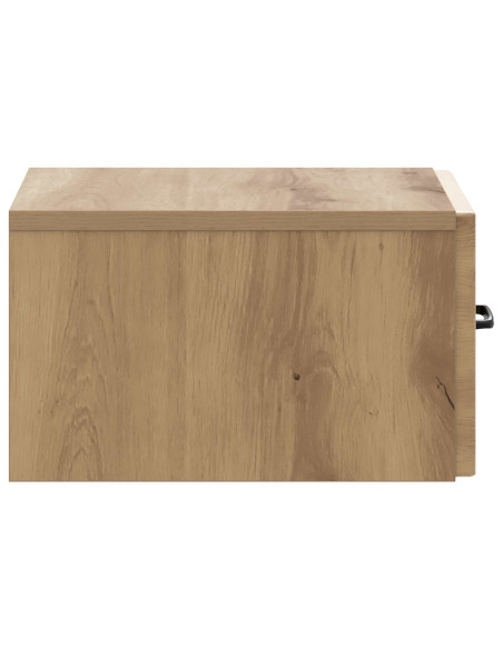 Tavolino da Parete Laterale Rovere Artigianale