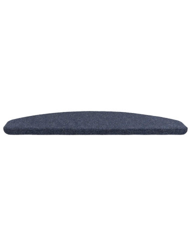 Tappetini per scale autoadesivi 15 pcs Blu 80 x 28 x 3,5 cm