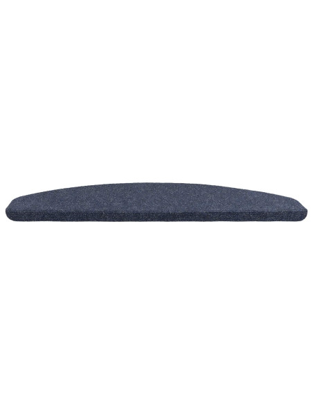 Tappetini per scale autoadesivi 15 pcs Blu 80 x 28 x 3,5 cm