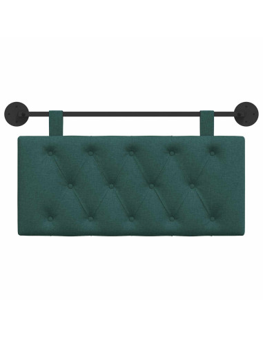 Testiera sospesa Verde Scuro Tessuto
