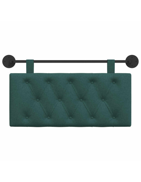 Testiera sospesa Verde Scuro Tessuto