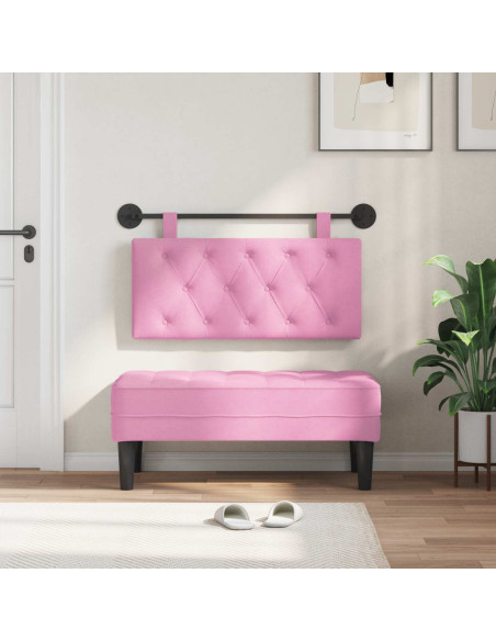 Testiera sospesa Rosa Tessuto