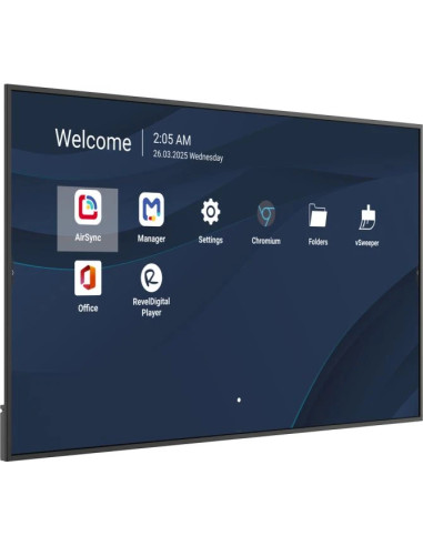 Viewsonic CDE8614-2C visualizzatore di messaggi Pannello piatto per segnaletica digitale 2,18 m (86") LCD Wi-Fi 500 cd/m² 4K Ul