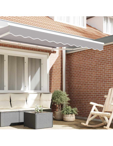 Tenda a Braccio Grigio chiaro 230 x 20 cm Tela