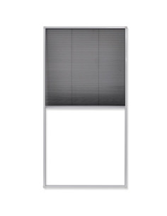 Tenda Antiinsetti Plissettata da Finestra 80 x 160 cm 2