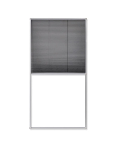 Tenda Antiinsetti Plissettata da Finestra 80 x 160 cm