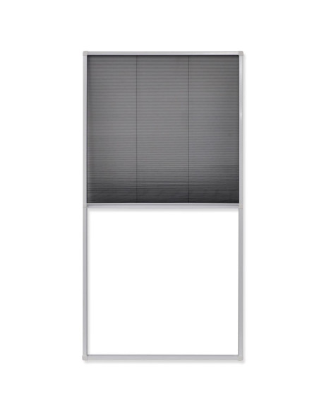 Tenda Antiinsetti Plissettata da Finestra 80 x 160 cm