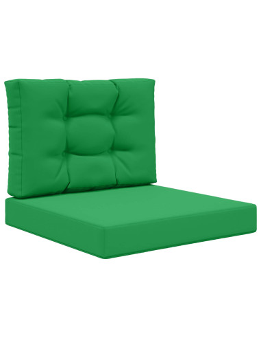Cuscino per divano da esterno 2 pcs Verde Poliestere