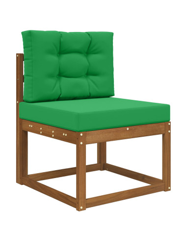 Cuscino per divano da esterno 2 pcs Verde Poliestere