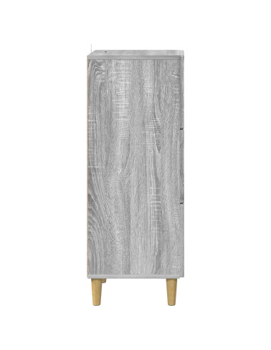 Mobile con Cassetti Grigio Sonoma 33 x 34,5 x 90 cm