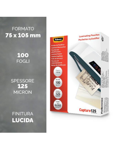 CF100POUCH 75X105 125MICRON