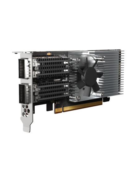 QNAP QXG-100G2SF-E810 scheda di rete e adattatore Interno Fibra 100000 Mbit/s