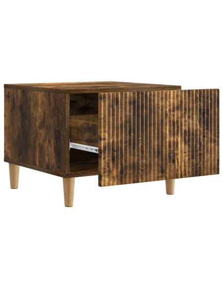 Tavolino da salotto con cassetto Rovere Fumo 49 x 50 x 40 cm