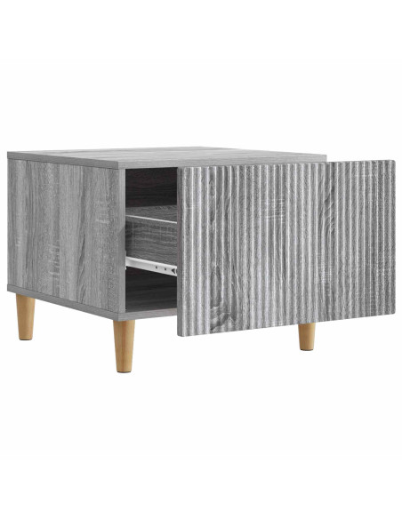 Tavolino da salotto con cassetto Grigio Sonoma 49 x 50 x 40 cm