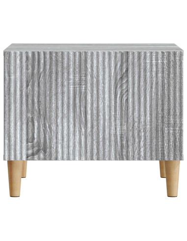 Tavolino da salotto con cassetto Grigio Sonoma 49 x 50 x 40 cm