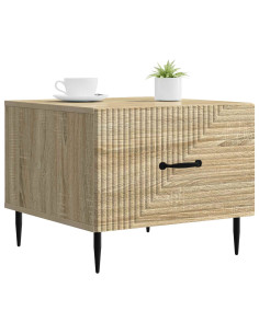 Tavolino da salotto con cassetto Rovere Sonoma 49 x 50 x 40 cm 2
