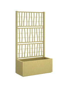 Vaso da Giardino con Trellis Verde 80 x 36 x 140 cm PP 2