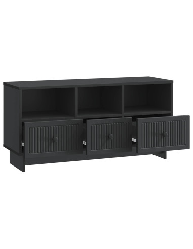 Mobile TV Nero 102 x 34,5 x 50 cm Legno ingegnerizzato