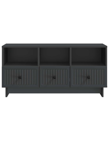 Mobile TV Nero 102 x 34,5 x 50 cm Legno ingegnerizzato
