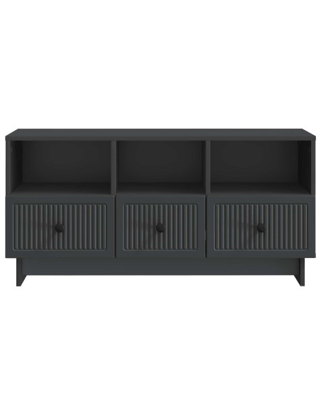 Mobile TV Nero 102 x 34,5 x 50 cm Legno ingegnerizzato
