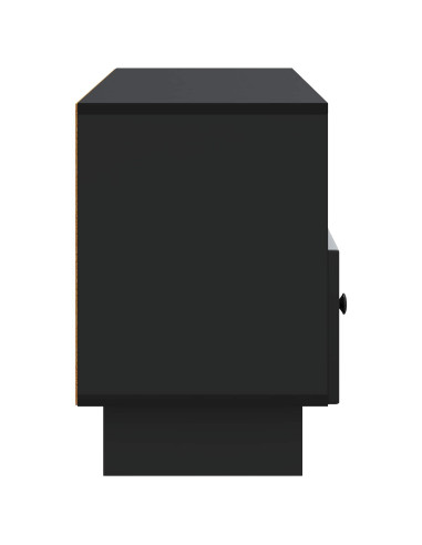 Mobile TV Nero 102 x 34,5 x 50 cm Legno ingegnerizzato