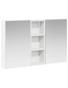 Set di Armadi da Bagno con lo scaffale 3 pcs 80 x 10,5 x 50 cm 2
