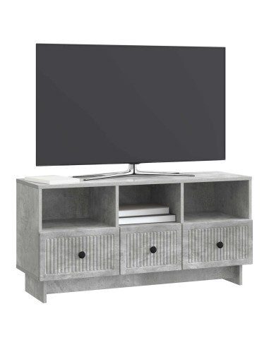 Mobile TV con cassetto Grigio Cemento 102 x 34,5 x 50 cm