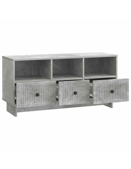 Mobile TV con cassetto Grigio Cemento 102 x 34,5 x 50 cm